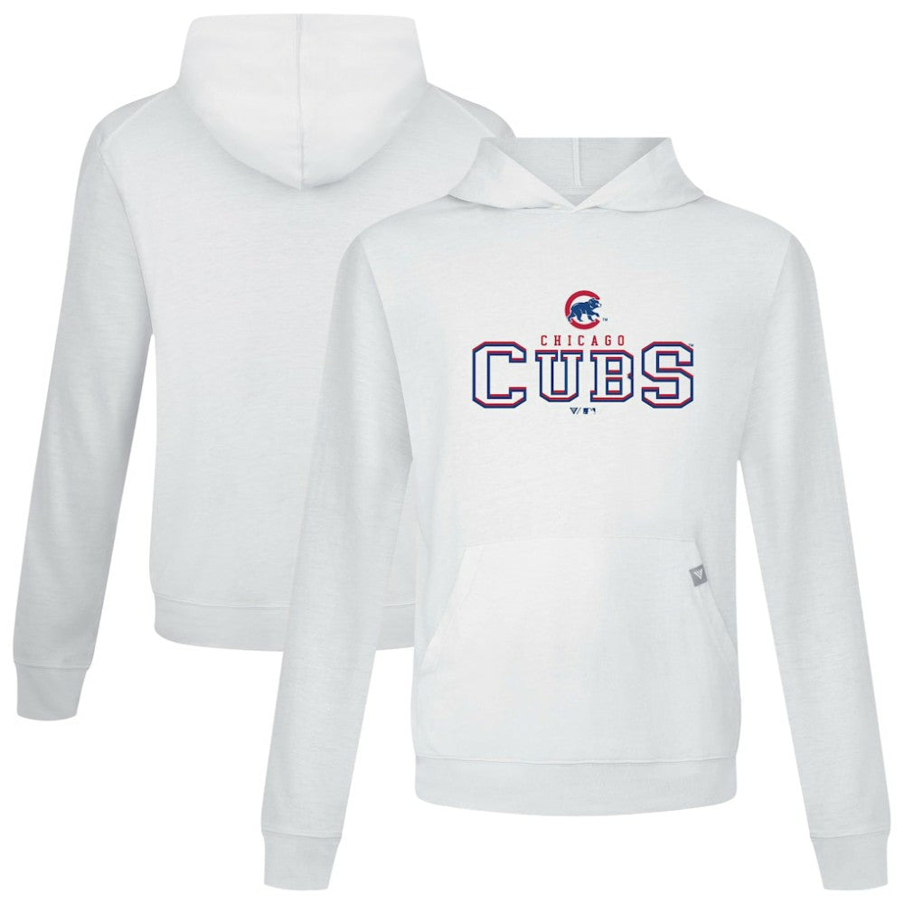 Chicago Cubs Levelwear Relay Journey Pullover Hoodie - White Hoodies