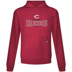 Cincinnati Reds Levelwear Relay Journey Pullover Hoodie - Red Hoodies