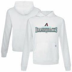 Arizona Diamondbacks Levelwear Relay Journey Pullover Hoodie - White Hoodies