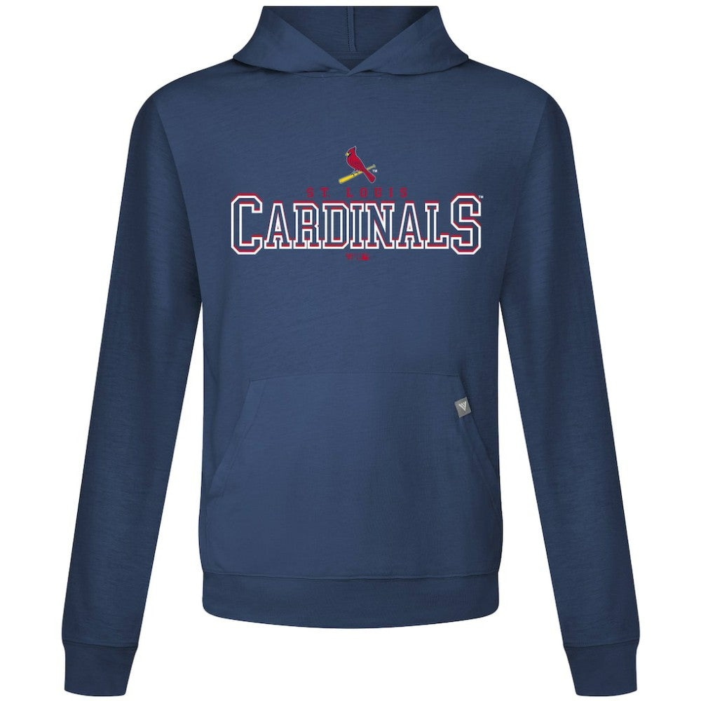 St. Louis Cardinals Levelwear Relay Journey Pullover Hoodie - Navy Hoodies