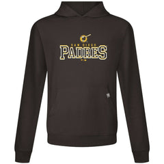 San Diego Padres Levelwear Relay Journey Pullover Hoodie - Brown Hoodies