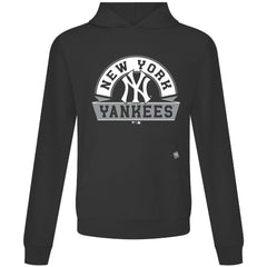 New York Yankees Levelwear Relay Banner Arch Pullover Hoodie - Black Hoodies