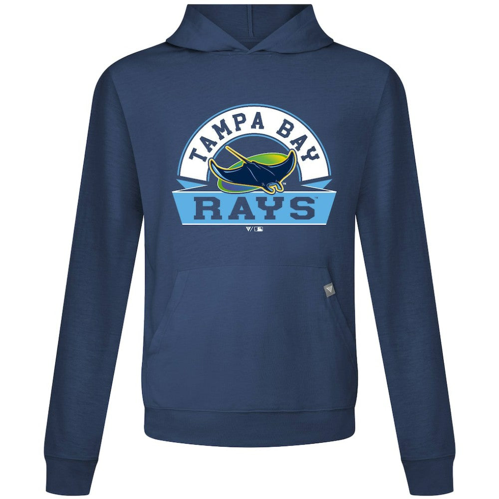 Tampa Bay Rays Levelwear Relay Banner Arch Pullover Hoodie - Navy Hoodies