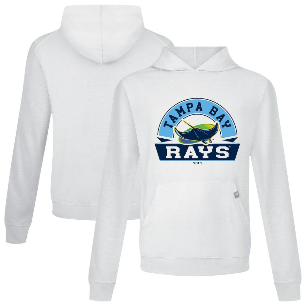 Tampa Bay Rays Levelwear Relay Banner Arch Pullover Hoodie - White Hoodies