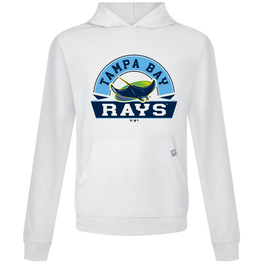 Tampa Bay Rays Levelwear Relay Banner Arch Pullover Hoodie - White Hoodies