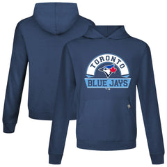 Toronto Blue Jays Levelwear Relay Banner Arch Pullover Hoodie - Navy Hoodies