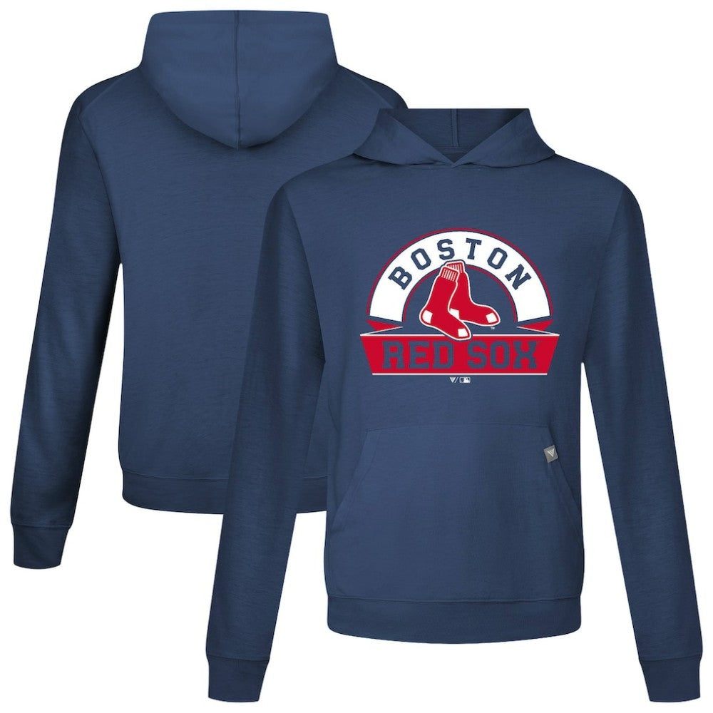 Boston Red Sox Levelwear Relay Banner Arch Pullover Hoodie - Navy Hoodies