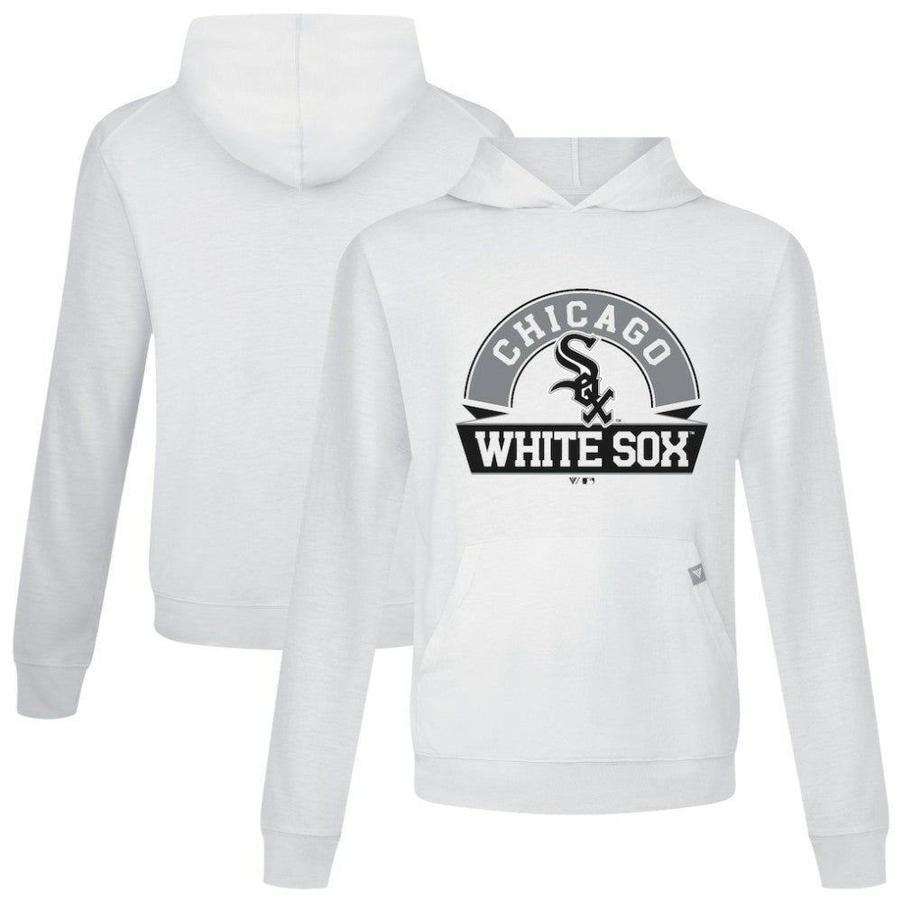 Chicago White Sox Levelwear Relay Banner Arch Pullover Hoodie - White Hoodies
