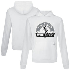 Chicago White Sox Levelwear Relay Banner Arch Pullover Hoodie - White Hoodies