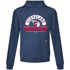 Cleveland Guardians Levelwear Relay Banner Arch Pullover Hoodie - Navy Hoodies