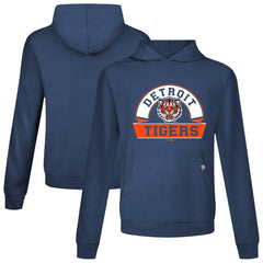 Detroit Tigers Levelwear Relay Banner Arch Pullover Hoodie - Navy Hoodies
