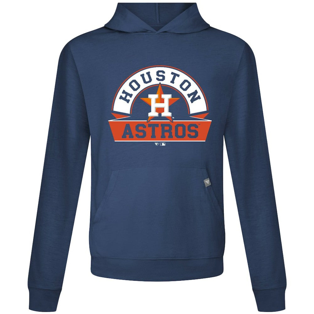 Houston Astros Levelwear Relay Banner Arch Pullover Hoodie - Navy Hoodies