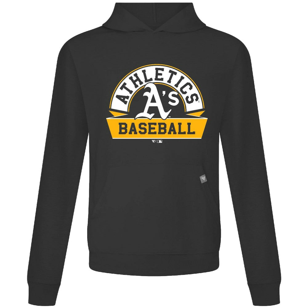 Athletics Levelwear Relay Banner Arch Pullover Hoodie - Black Hoodies