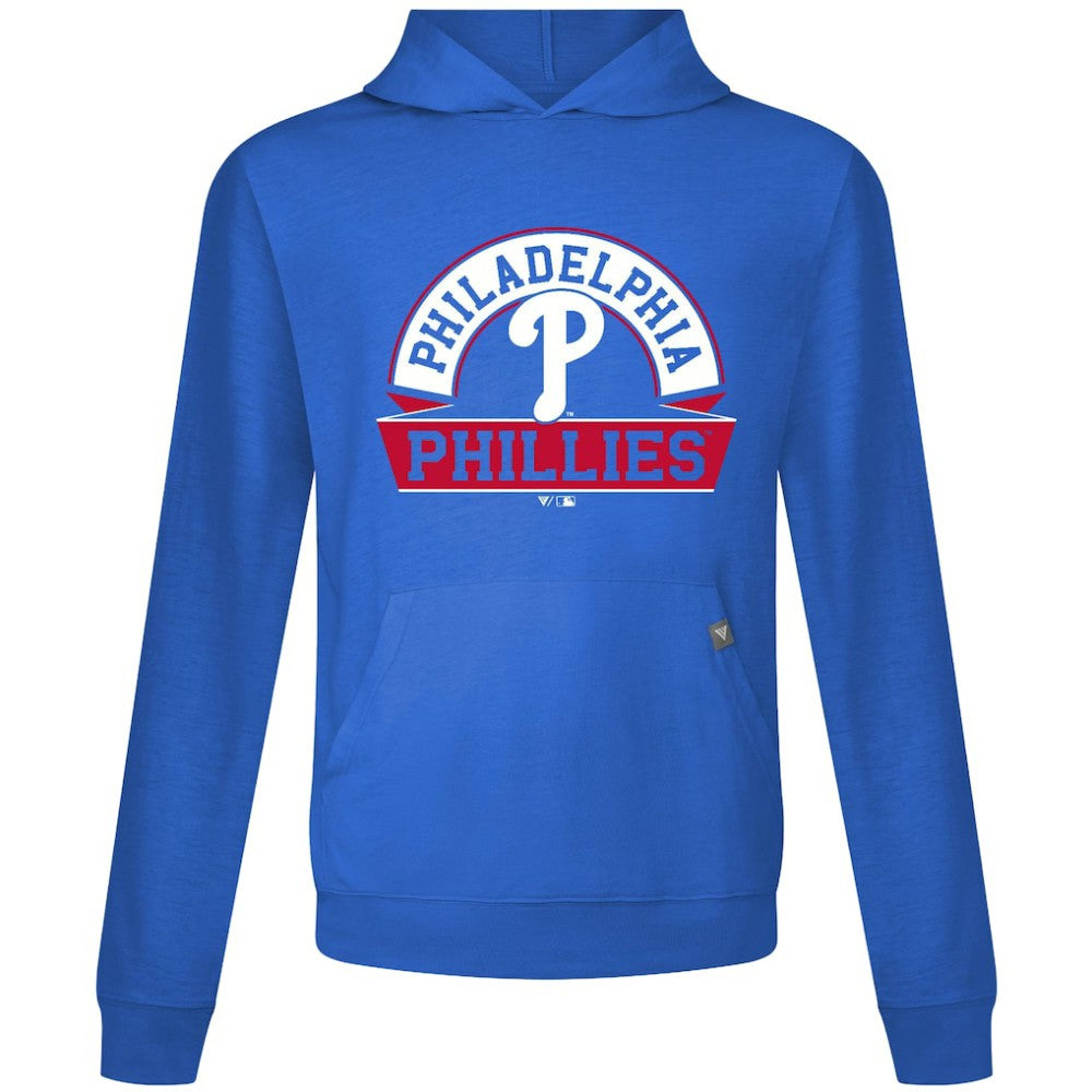 Philadelphia Phillies Levelwear Relay Banner Arch Pullover Hoodie - Royal Hoodies