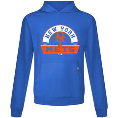 New York Mets Levelwear Relay Banner Arch Pullover Hoodie - Royal Hoodies