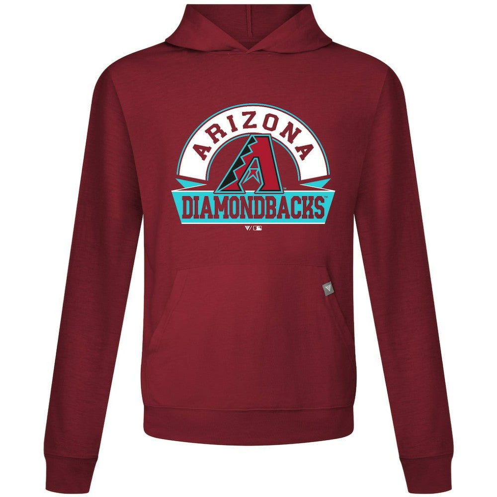 Arizona Diamondbacks Levelwear Relay Banner Arch Pullover Hoodie - Cardinal Hoodies