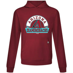 Arizona Diamondbacks Levelwear Relay Banner Arch Pullover Hoodie - Cardinal Hoodies