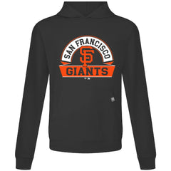 San Francisco Giants Levelwear Relay Banner Arch Pullover Hoodie - Black Hoodies