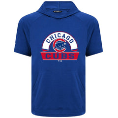 Chicago Cubs Levelwear Phase Banner Arch Hoodie T-Shirt - Royal Hoodies