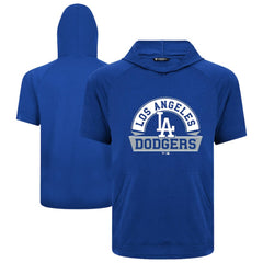 Los Angeles Dodgers Levelwear Phase Banner Arch Hoodie T-Shirt - Royal Hoodies