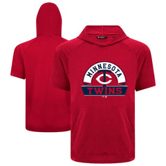 Minnesota Twins Levelwear Phase Banner Arch Hoodie T-Shirt - Red Hoodies