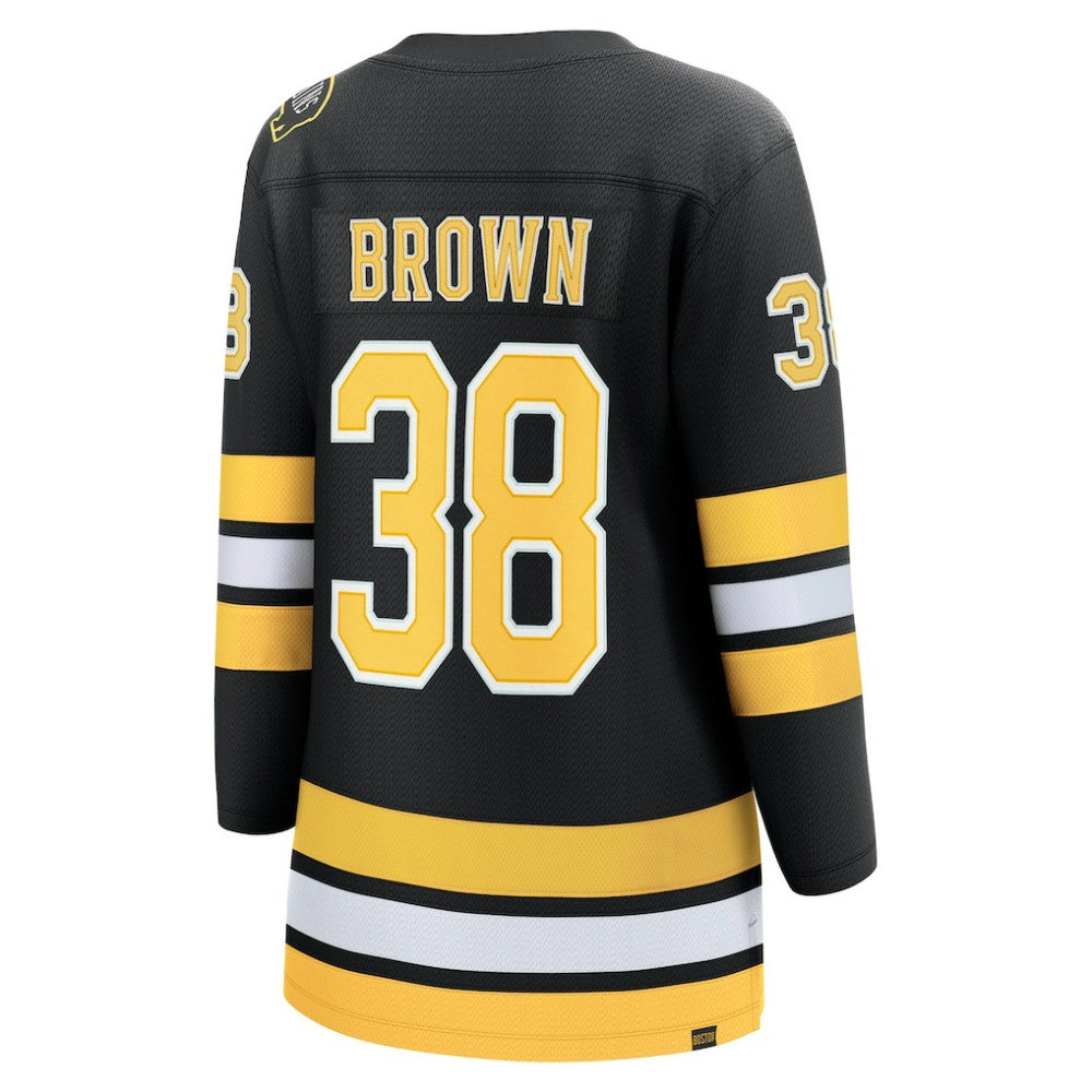NHL Patrick Brown Boston Bruins Fanatics Women's Home Breakaway Player Jersey - Black