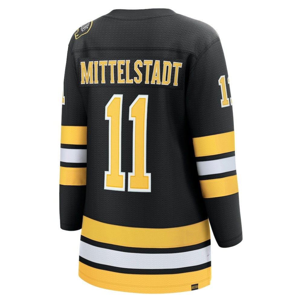 NHL Casey Mittelstadt Boston Bruins Fanatics Women's Home Breakaway Player Jersey - Black
