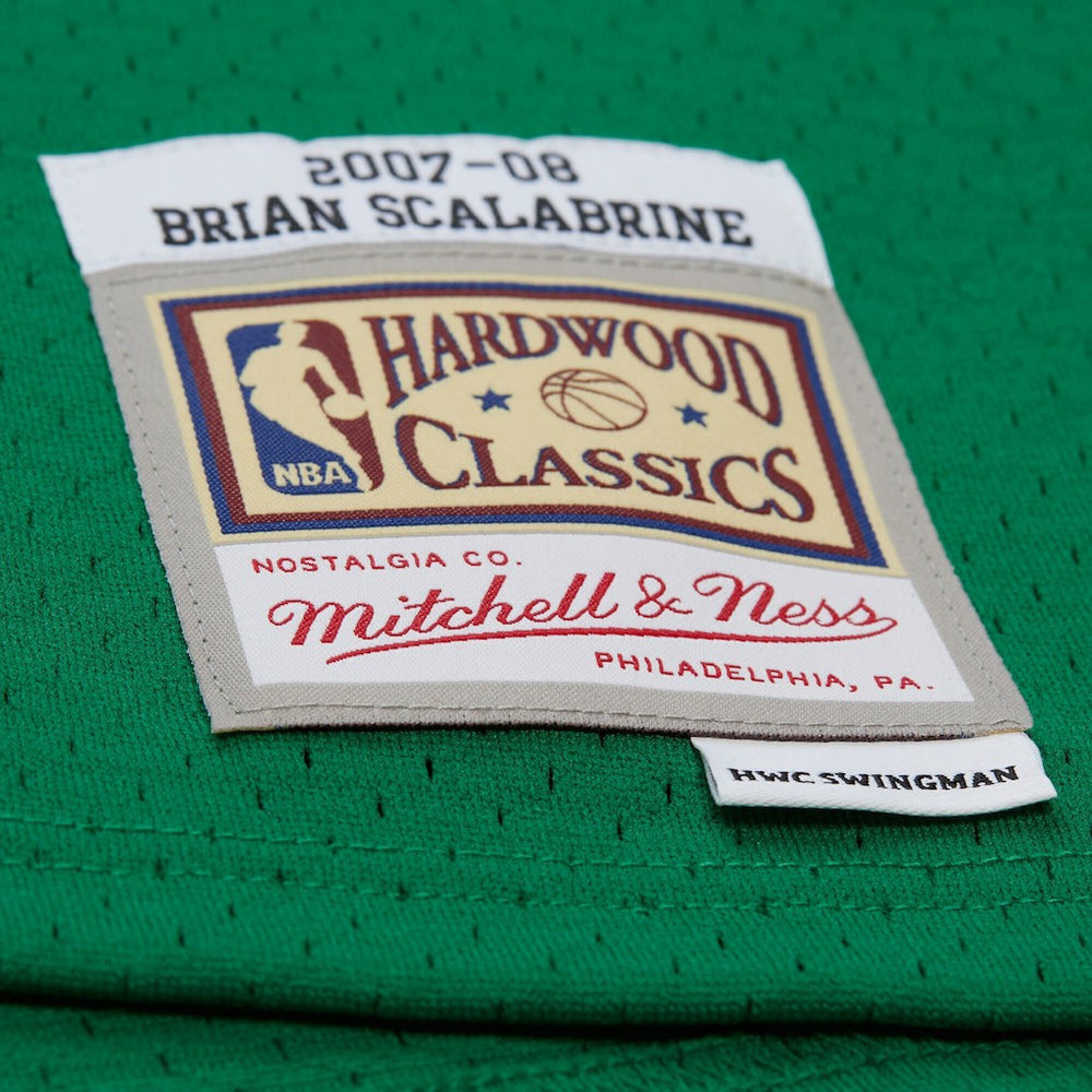 Brian Scalabrine Boston Celtics 2007/08 Hardwood Classics Swingman Jersey Kelly Green