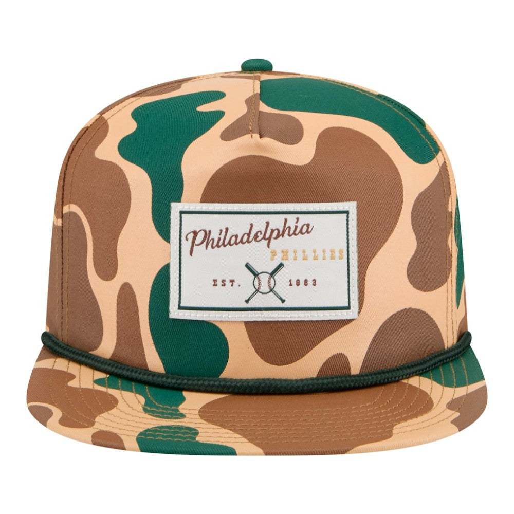 Philadelphia Phillies New Era Duck 19TWENTY Adjustable Hat - Camo Hats