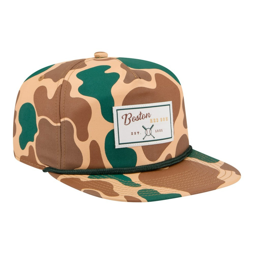 Boston Red Sox New Era Duck 19TWENTY Adjustable Hat - Camo Hats