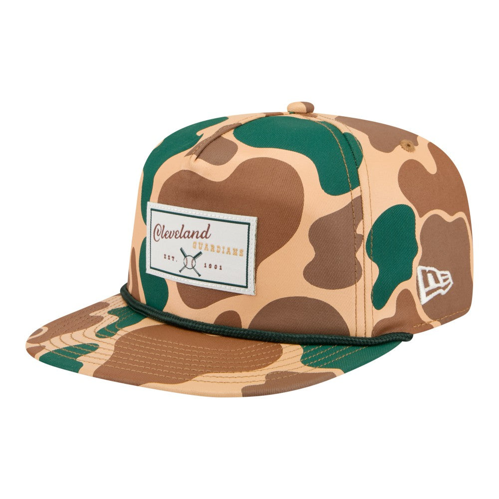 Cleveland Guardians New Era Duck 19TWENTY Adjustable Hat - Camo Hats