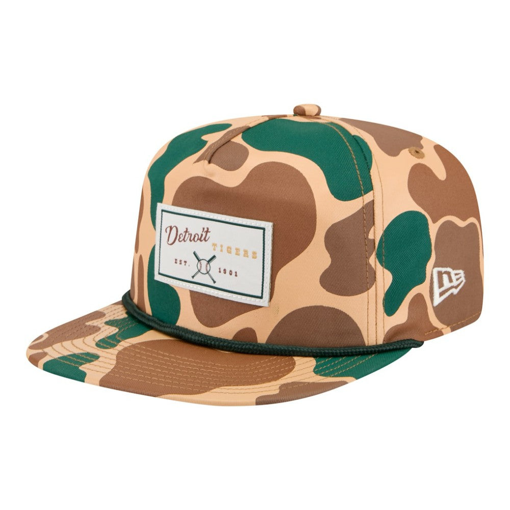 Detroit Tigers New Era Duck 19TWENTY Adjustable Hat - Camo Hats