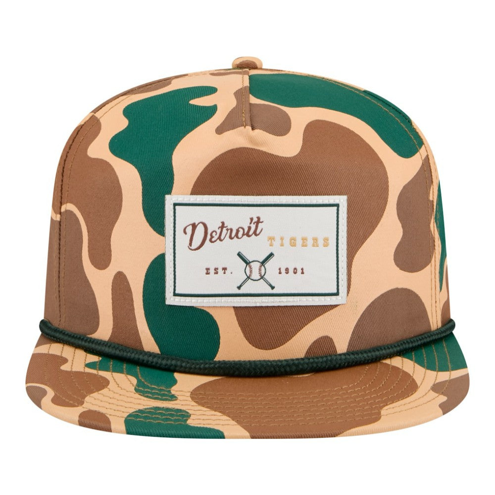 Detroit Tigers New Era Duck 19TWENTY Adjustable Hat - Camo Hats