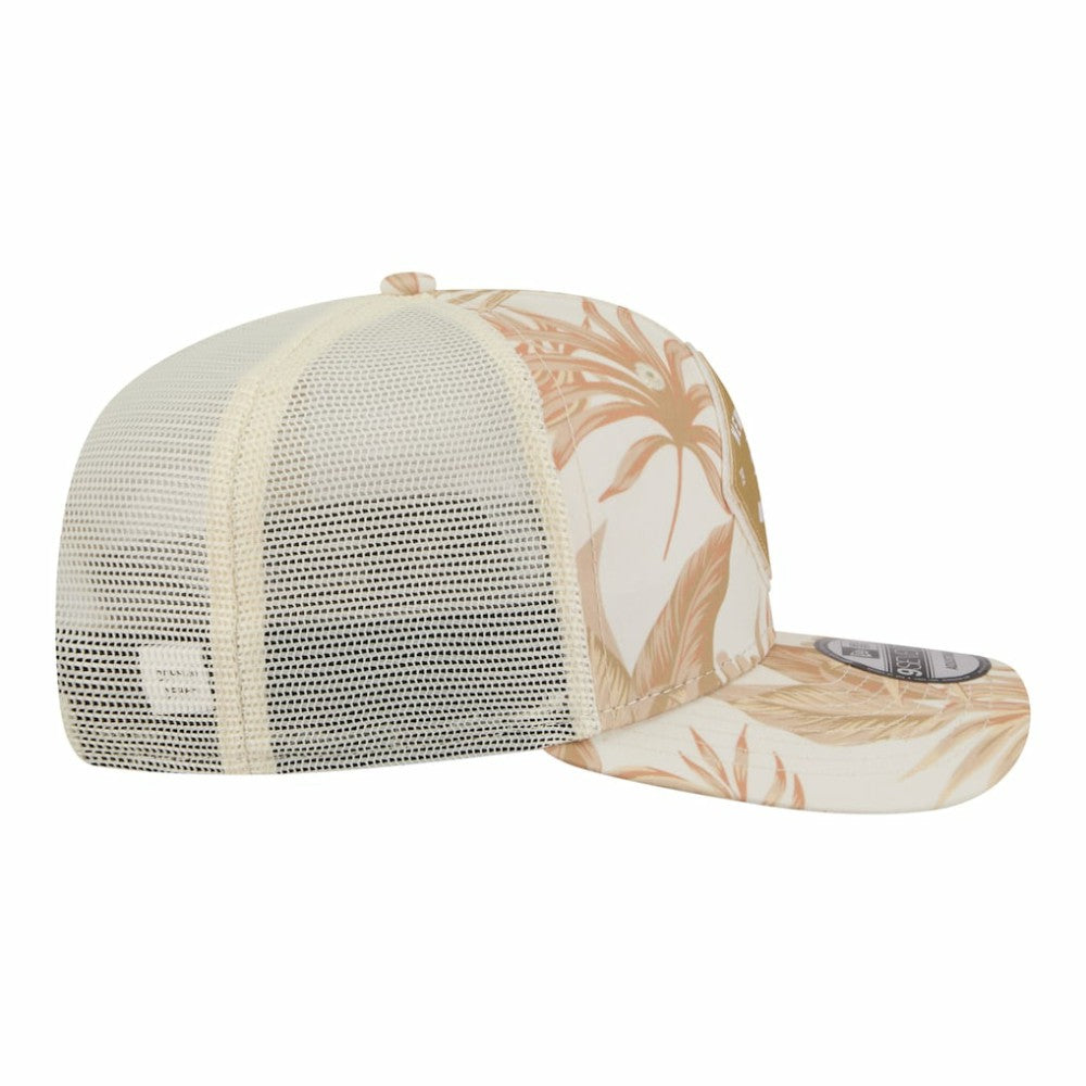 New York Mets New Era Tonal Palm 9SEVENTY Adjustable Trucker Hat - Tan Hats