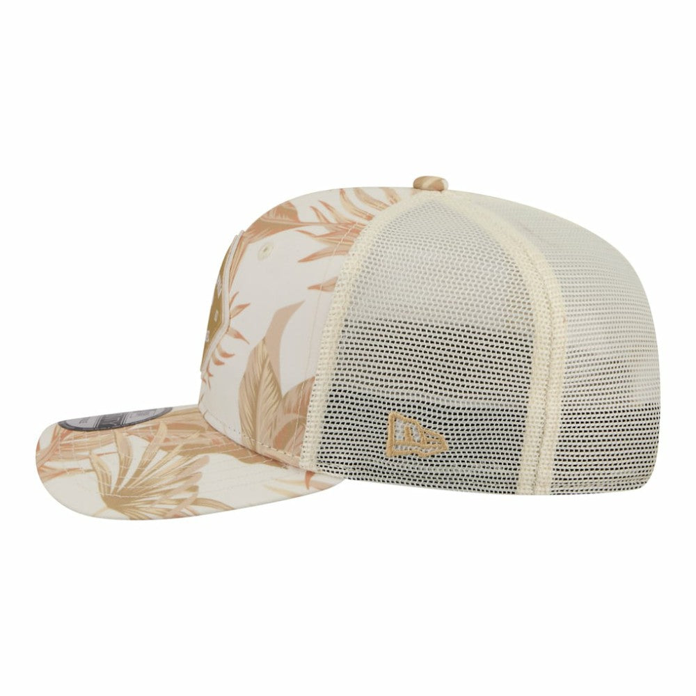 Philadelphia Phillies New Era Tonal Palm 9SEVENTY Adjustable Trucker Hat - Tan Hats