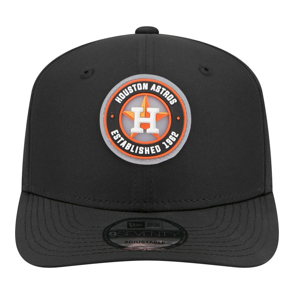 Houston Astros New Era Circle 9SEVENTY Adjustable Hat - Black Hats