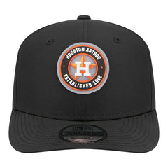 Houston Astros New Era Circle 9SEVENTY Adjustable Hat - Black Hats