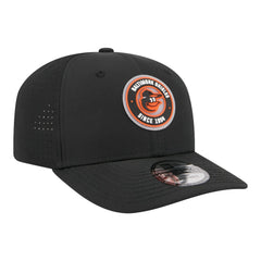 Baltimore Orioles New Era Circle 9SEVENTY Adjustable Hat - Black Hats