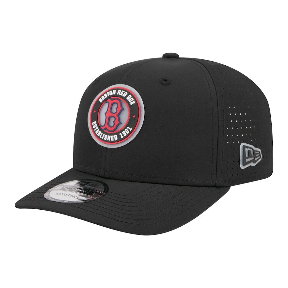 Boston Red Sox New Era Circle 9SEVENTY Adjustable Hat - Black Hats