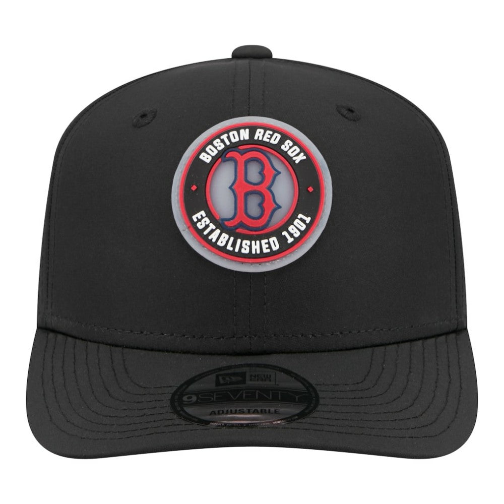 Boston Red Sox New Era Circle 9SEVENTY Adjustable Hat - Black Hats