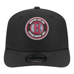Boston Red Sox New Era Circle 9SEVENTY Adjustable Hat - Black Hats
