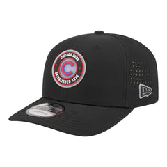 Chicago Cubs New Era Circle 9SEVENTY Adjustable Hat - Black Hats