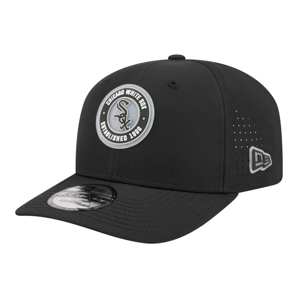 Chicago White Sox New Era Circle 9SEVENTY Adjustable Hat - Black Hats