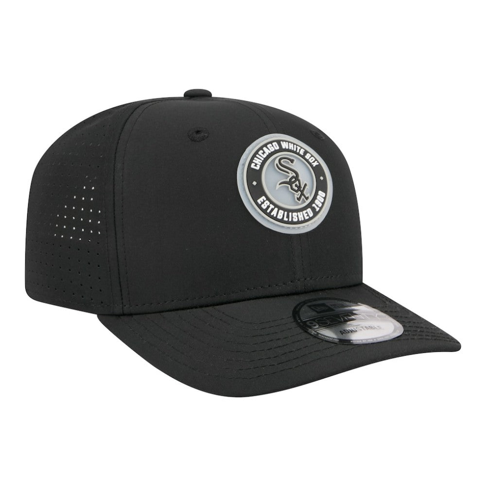 Chicago White Sox New Era Circle 9SEVENTY Adjustable Hat - Black Hats