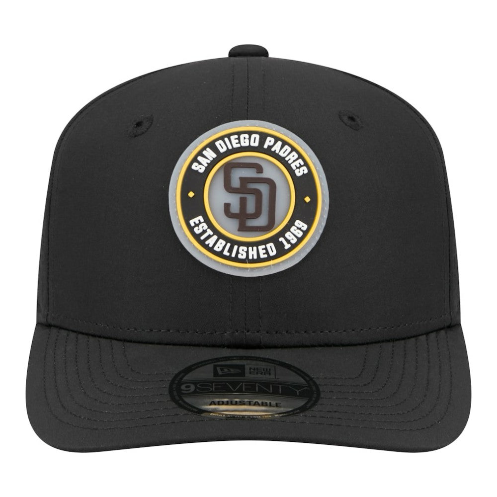 San Diego Padres New Era Circle 9SEVENTY Adjustable Hat - Black Hats