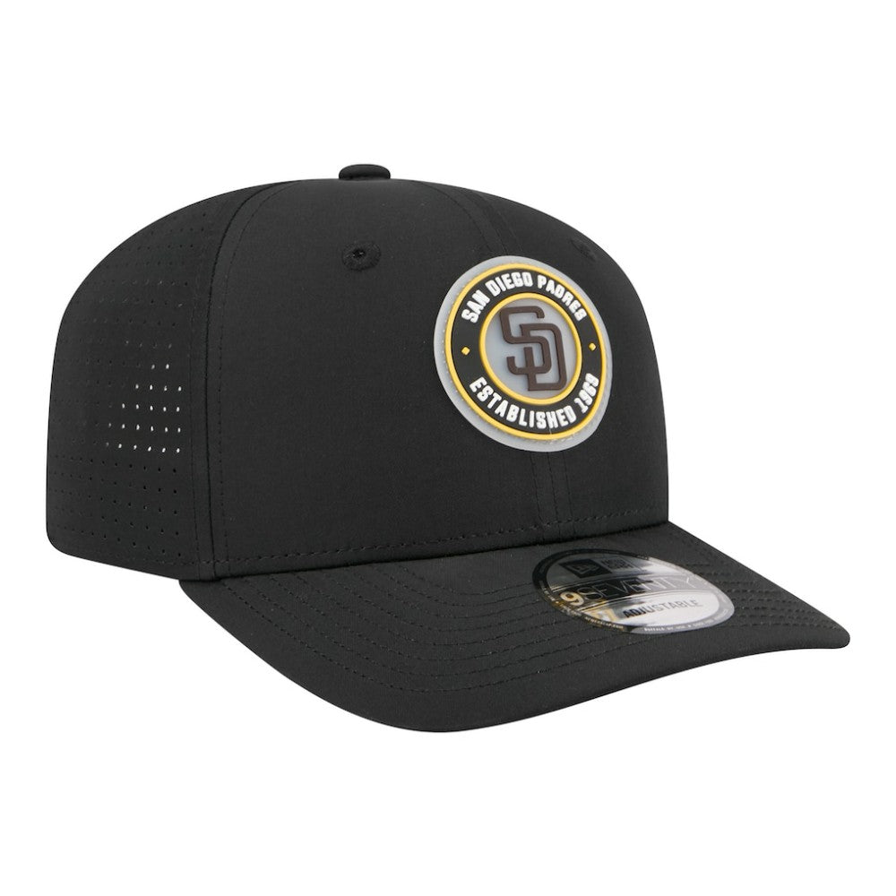 San Diego Padres New Era Circle 9SEVENTY Adjustable Hat - Black Hats