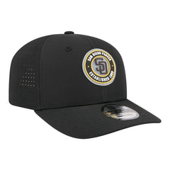 San Diego Padres New Era Circle 9SEVENTY Adjustable Hat - Black Hats