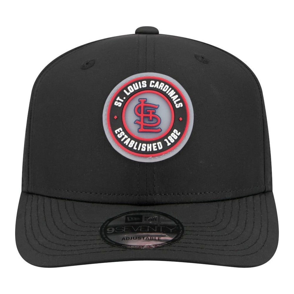 St. Louis Cardinals New Era Circle 9SEVENTY Adjustable Hat - Black Hats