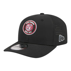 Texas Rangers New Era Circle 9SEVENTY Adjustable Hat - Black Hats