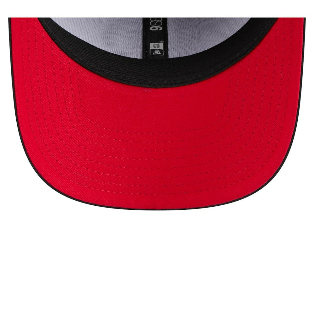 Texas Rangers New Era Circle 9SEVENTY Adjustable Hat - Black Hats